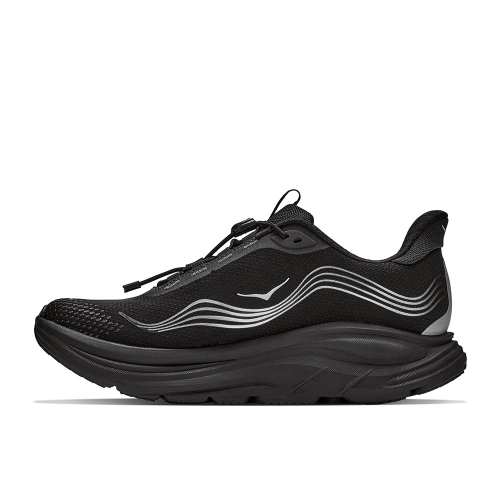 Hoka Clifton 11 GTX juoksukengät (miehet) värissä black/black