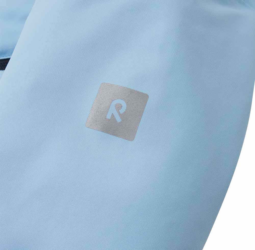 Lähikuva Reimatec winter jacket, Perillen logosta