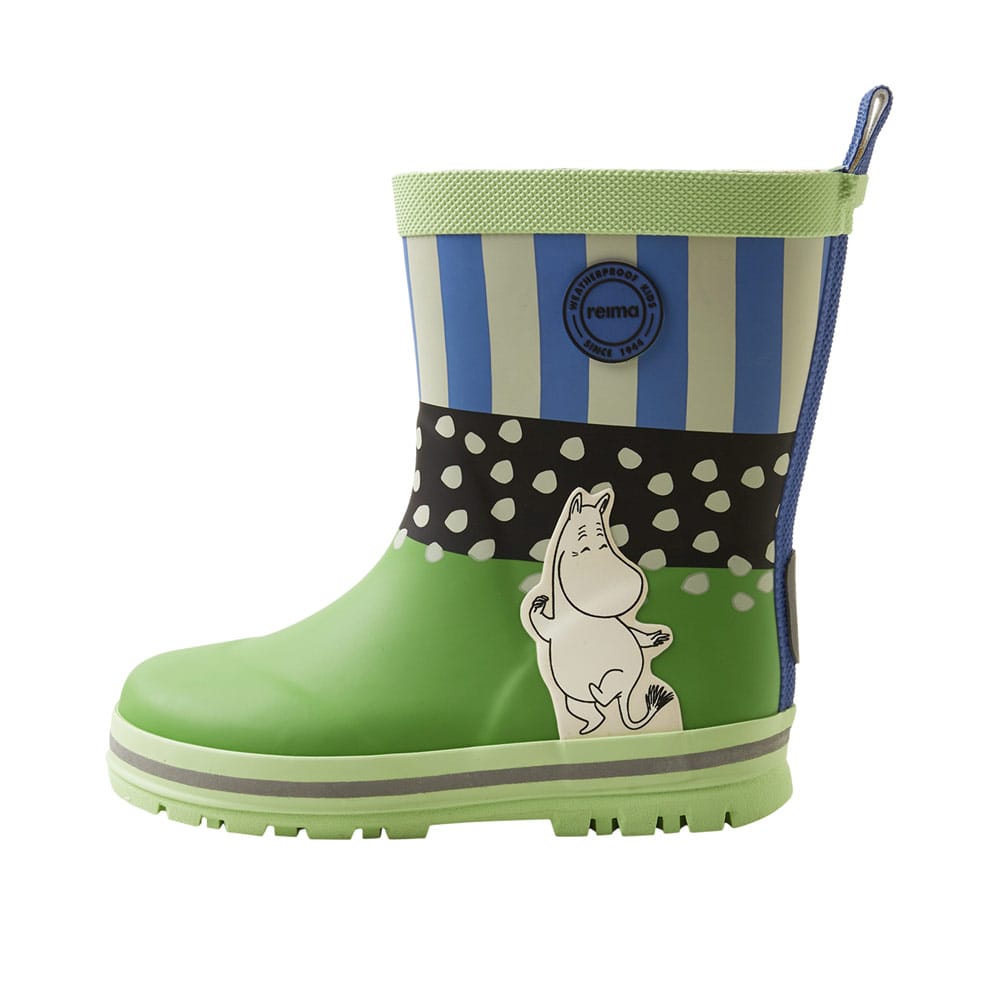 Reima Moomin Magisk kumisaappaat värissä vihreä