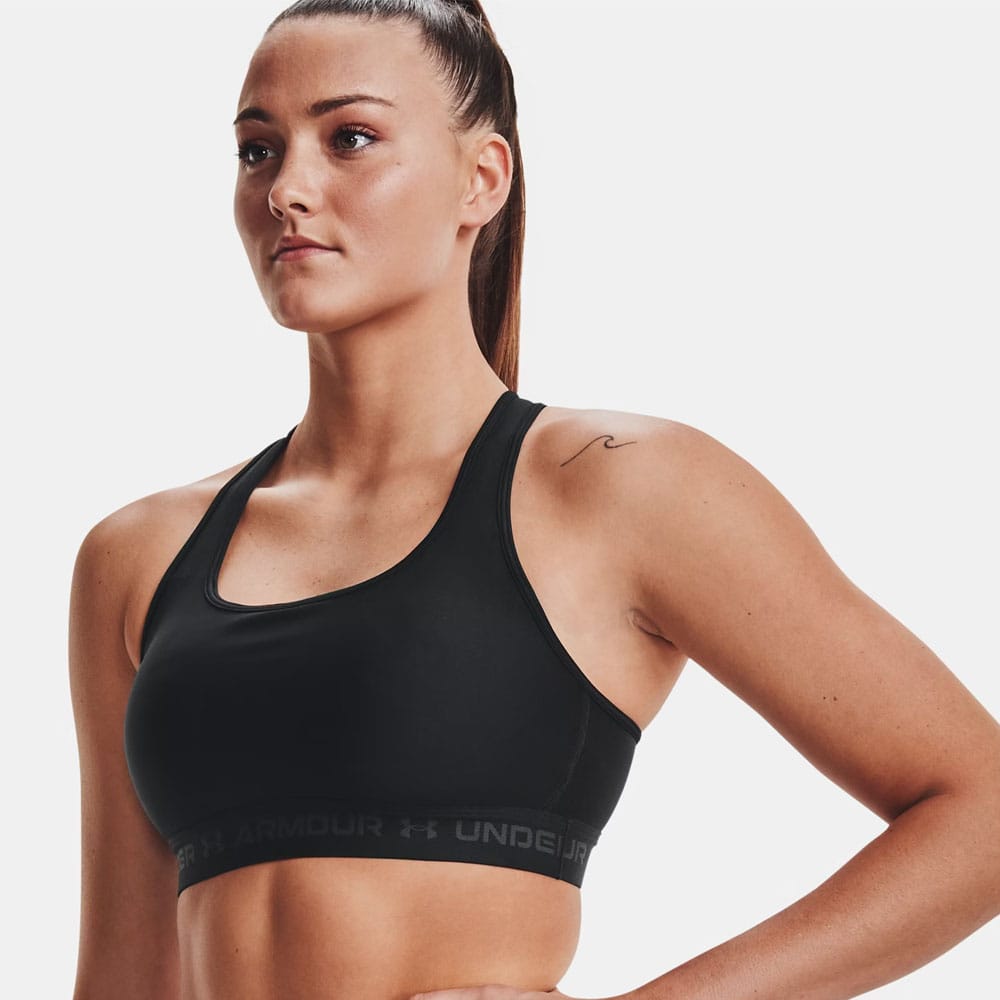 Under Armour Cross Back Mid Bra urheiluliivit (naiset) mallin yllä