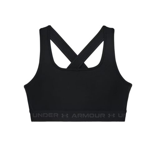 musta Under Armour Cross Back Mid Bra urheiluliivit (naiset)