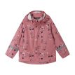Reima Vesi Regnjacke for barn i fargen Rosa Blush (rosa, mønstret)