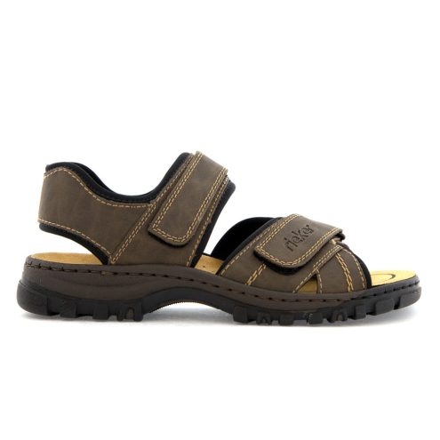 Herresandaler i brun fra Rieker 25051-27