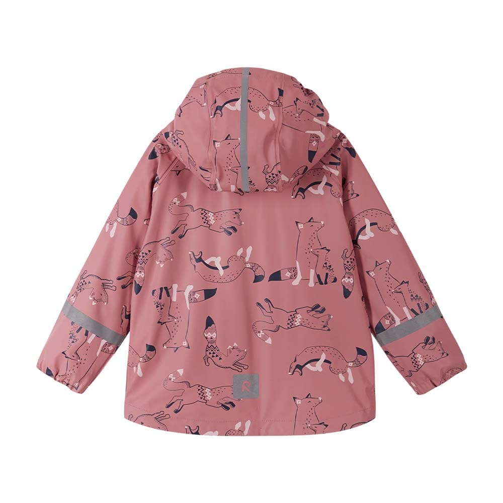 Reima Vesi Regnjacke for barn i fargen Rosa Blush (rosa, mønstret)