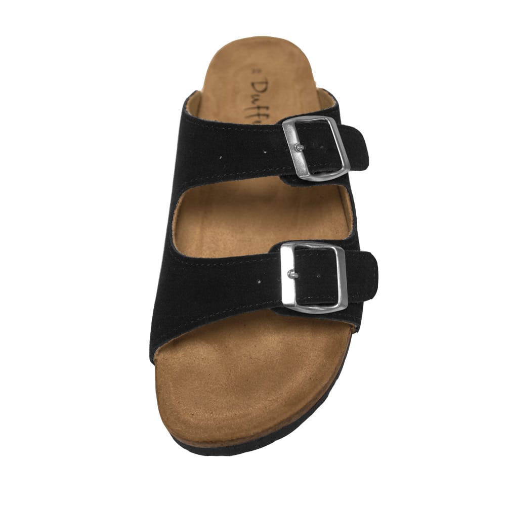 Duffy 8639336 sandaler i svart ovenfra