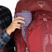 Lettvekts Osprey Aura AG 65L turryggsekk (dame) med åpent rom