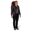 Lettvekts Osprey Aura AG 65L turryggsekk (dame) på en modell