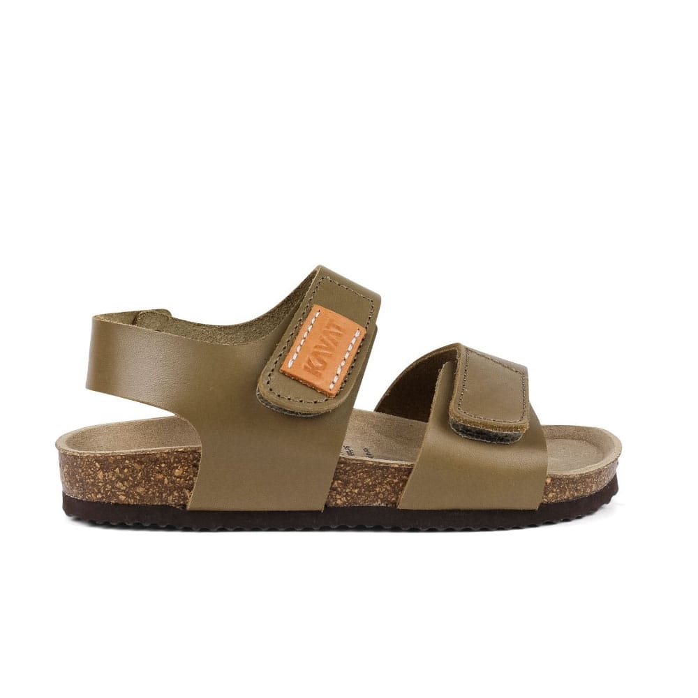 Kavat Bomhus sandaler (barn) i fargen khaki