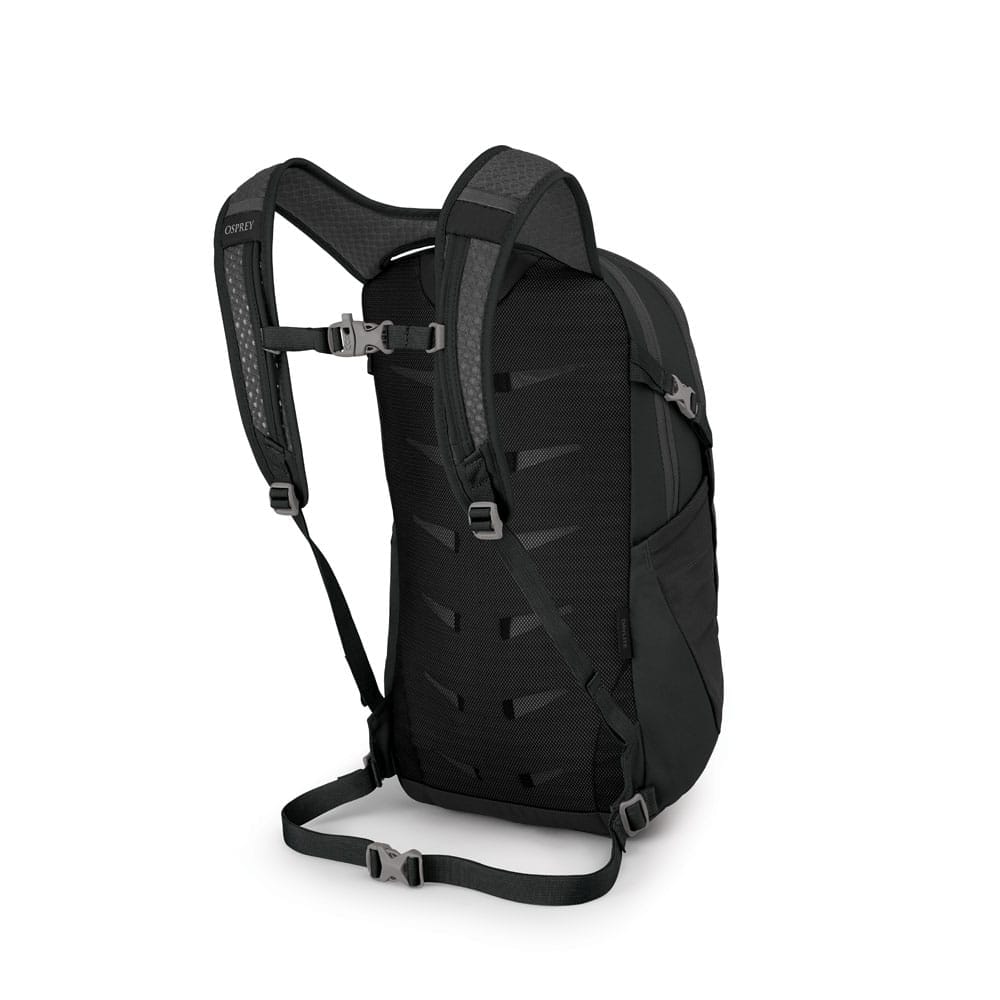 Baksiden av Osprey Daylite 13 lite dagsryggsekk.