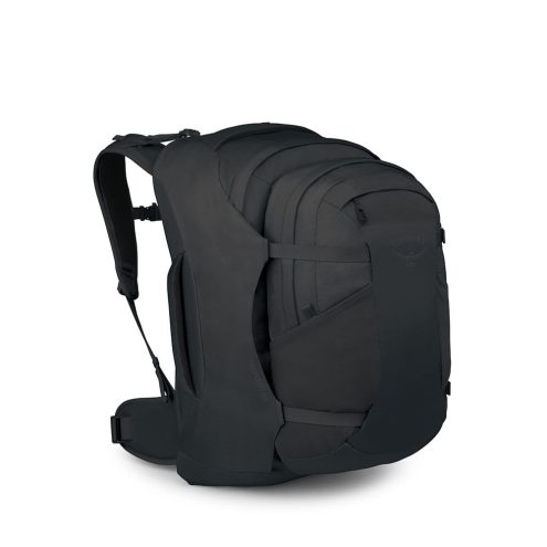 Osprey farpoint 55 sort forside side