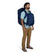 Osprey Farpoint 70 blå på modell