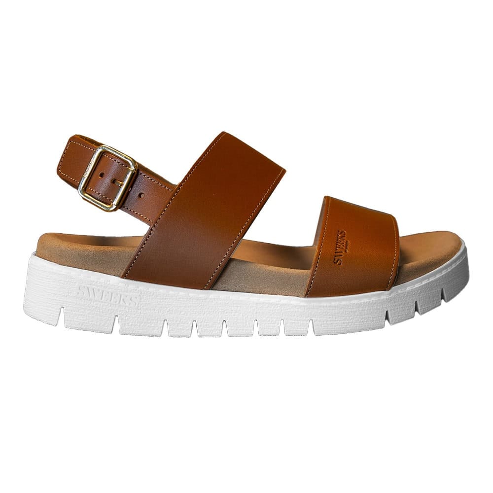 Sweeks Gabriela sandaler i fargen cognac