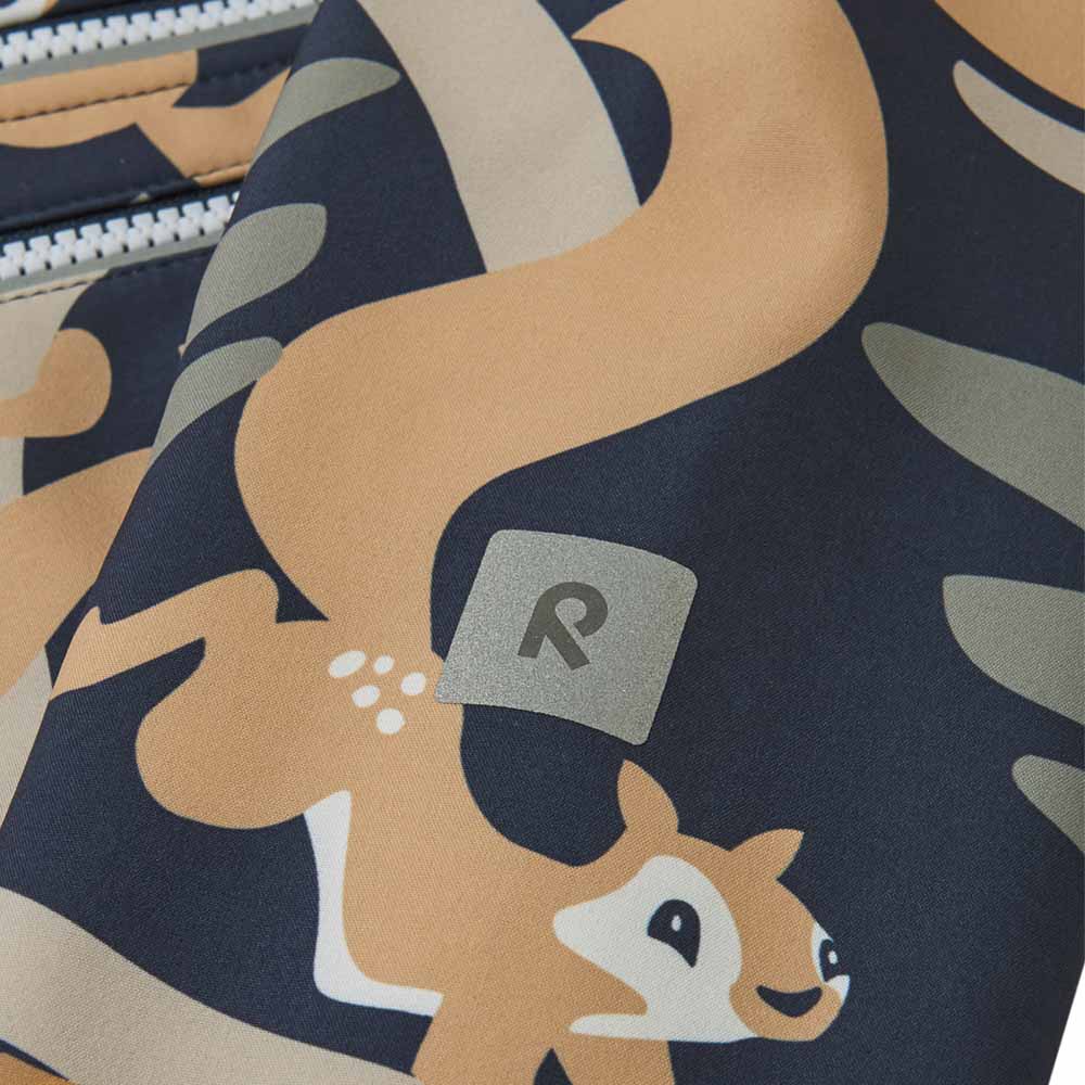 Logo på Reima Vantti softshell jakke (barn)