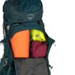 Innside av Osprey Ariel plus 70