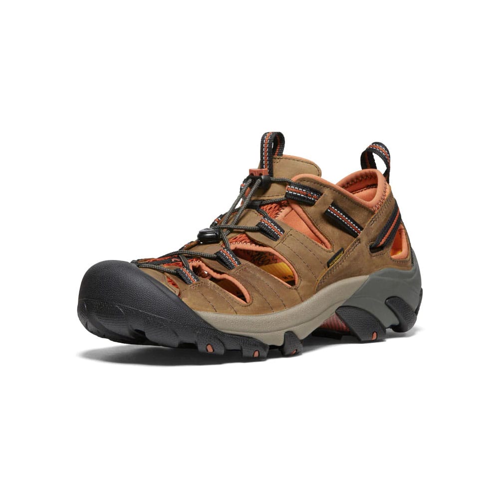 KEEN ARROYO II M BLK OLIVE-BOMBAY BROWN skrått forfra