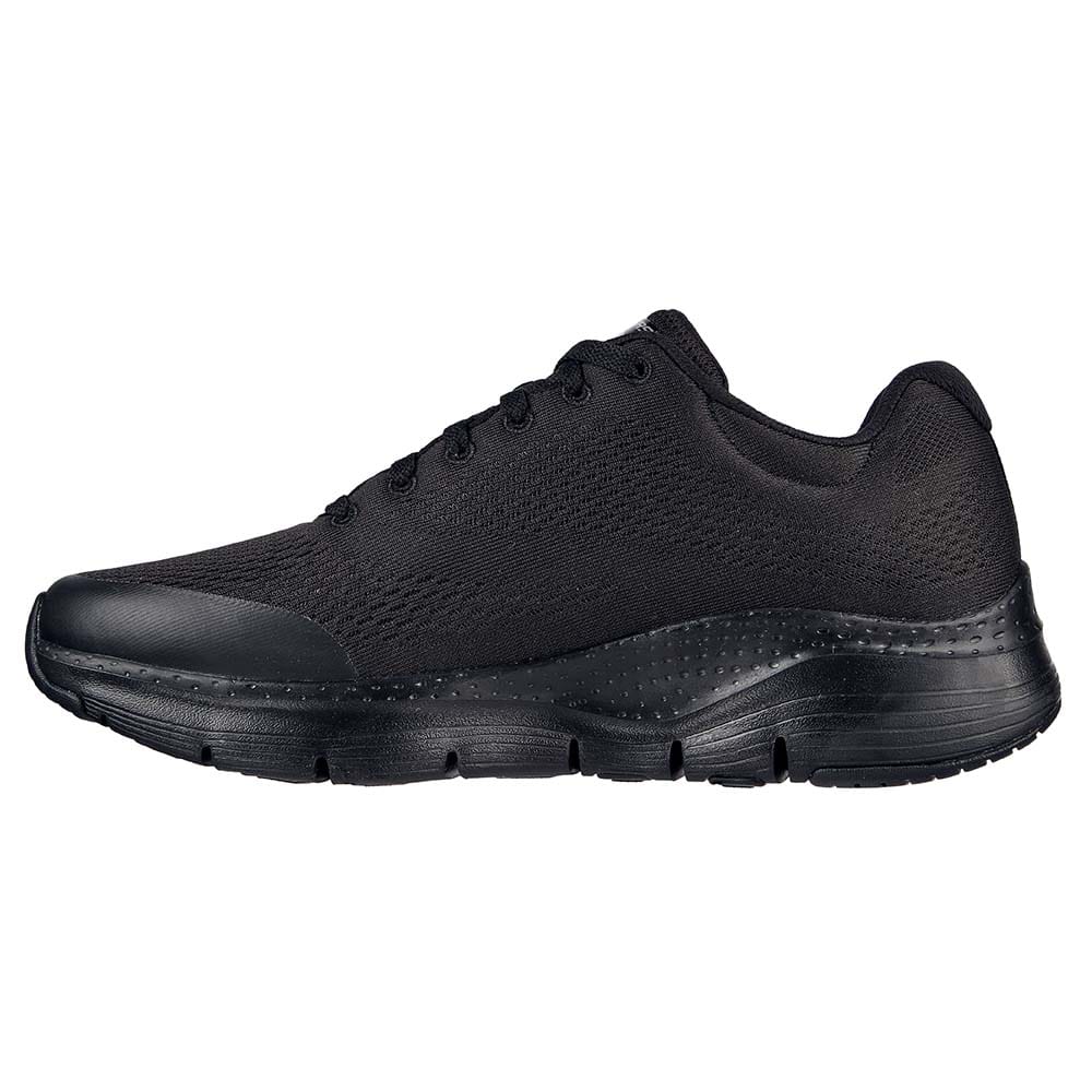 Svarte spasersko fra Skechers Men's Arch Fit