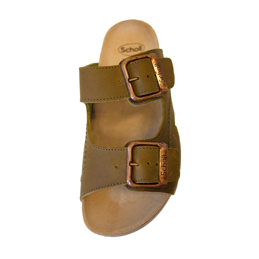 Scholl Moldava sandal i fargen oliven