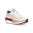 beige/hvite Stenk Alsen sneakers (dame) skrått forfra