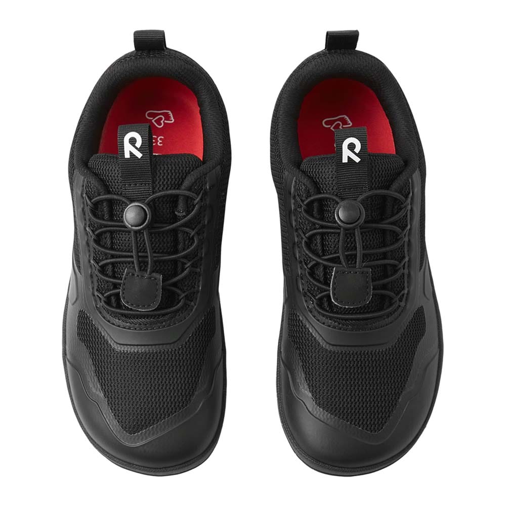 svarte Reima Tallustelu barefoot sneakers (barn) - ovenfra