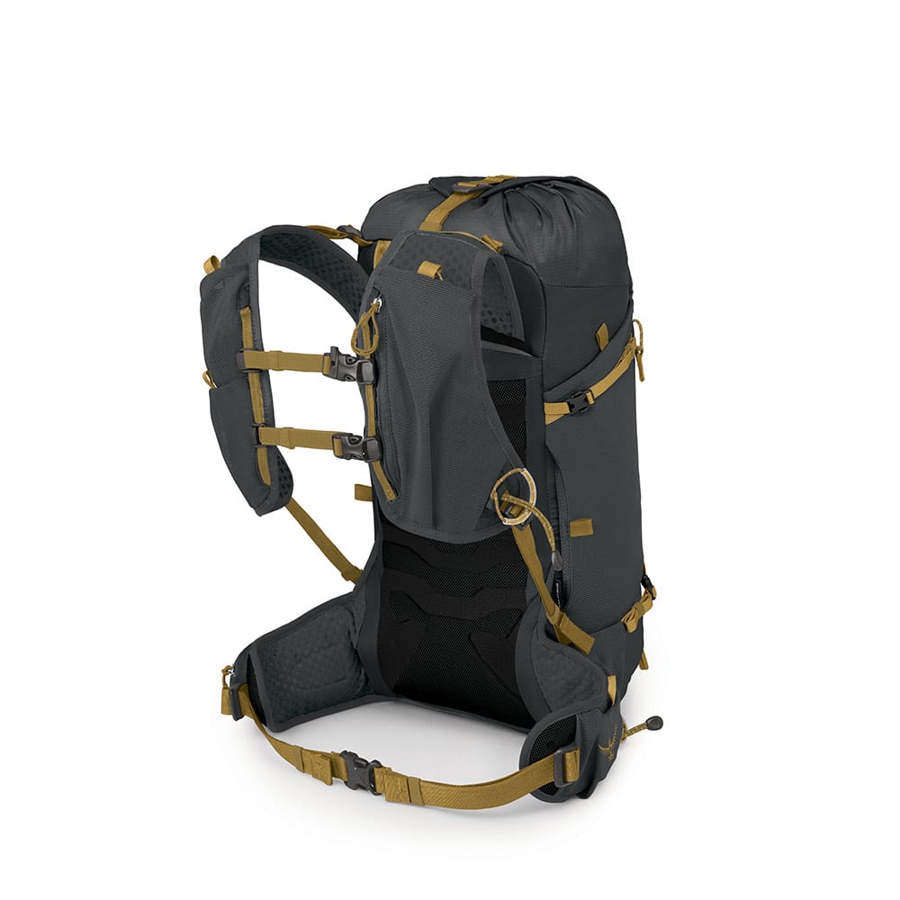 Baksiden av Osprey Talon Velocity 20 dagssekk