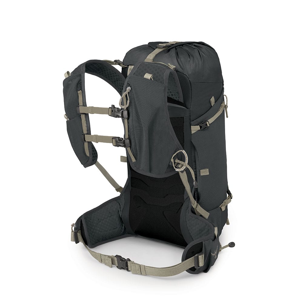 Baksiden av Osprey Tempest Velocity 20 ryggsekk