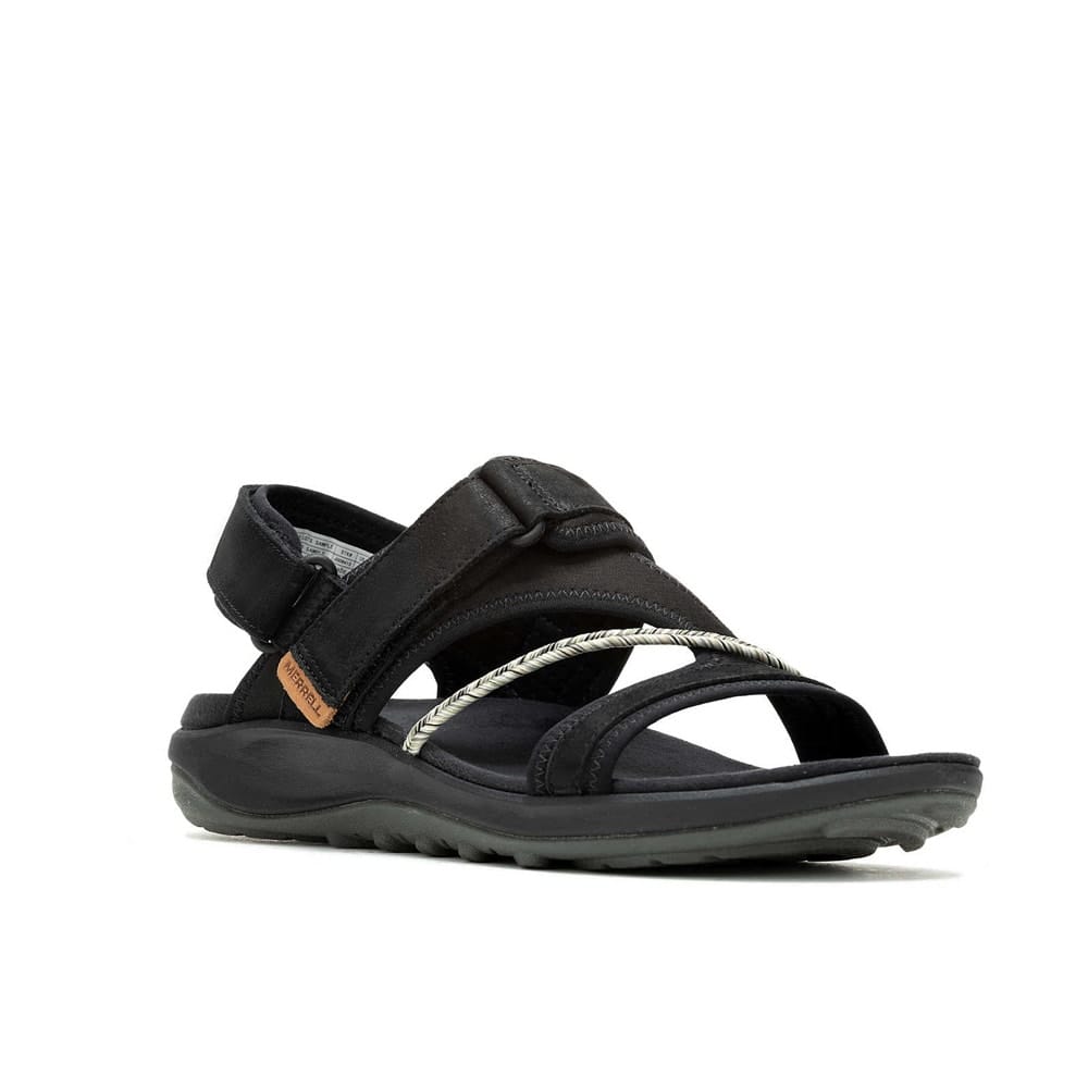 En komfortabel og luftig Merrell Terran 4 Backstrap sandaler (dame) skrått forfra