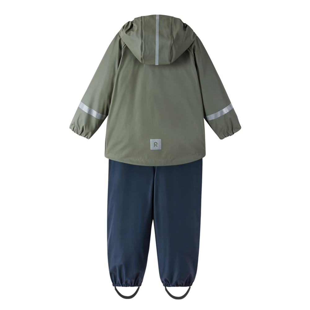 bakside av Reima Tihku Rain Outfit regnsett (barn)