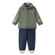 Reima Tihku Rain Outfit regnsett (barn) i fargen greyish green