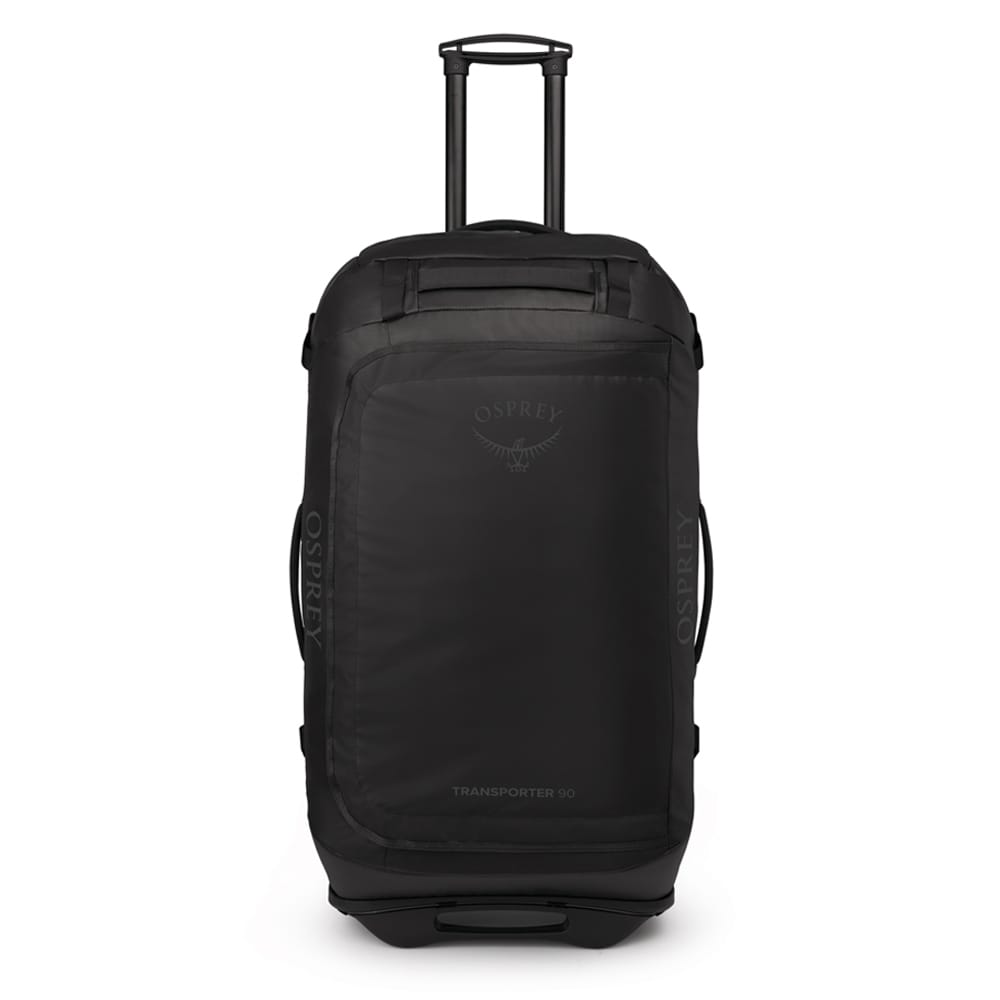 en Osprey Transporter Wheeled Duffel 90L reisebag (unisex) med solide hjul