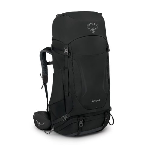 Kyte 68 i svart fra Osprey med god oppbevaring og 68 liter.