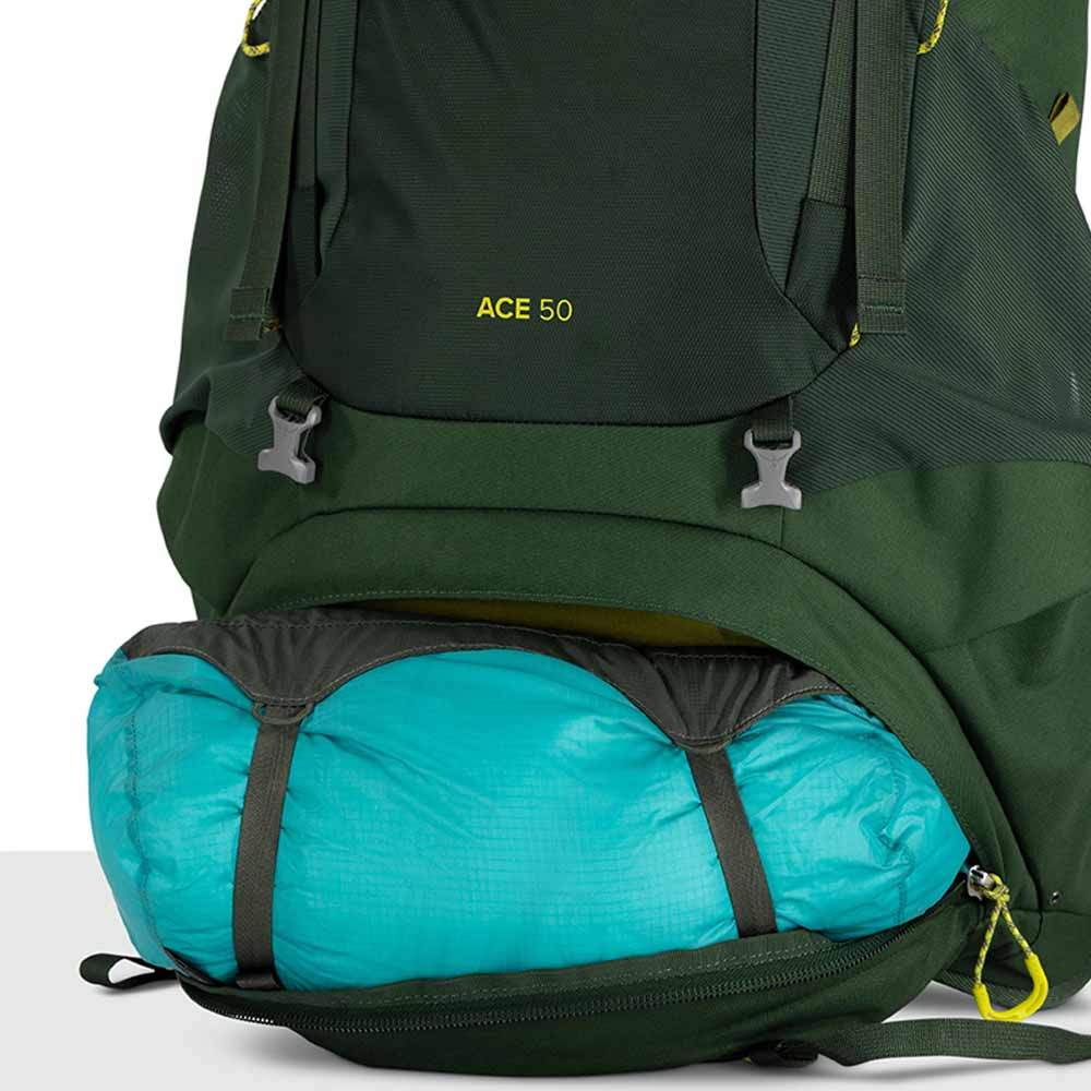 ytre ficka på Osprey Ace 50L turrygsekk (barn)