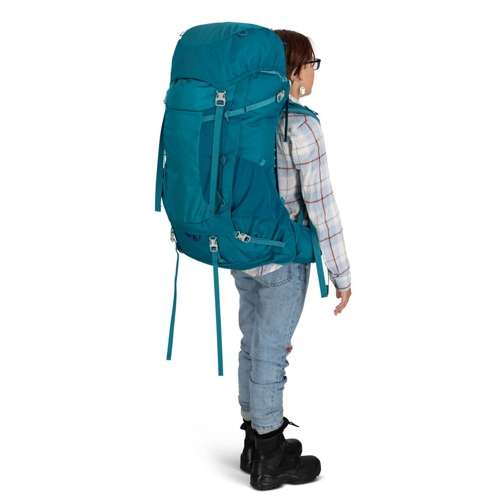 bakside av Osprey Ace 65L tursekkk (unisex)