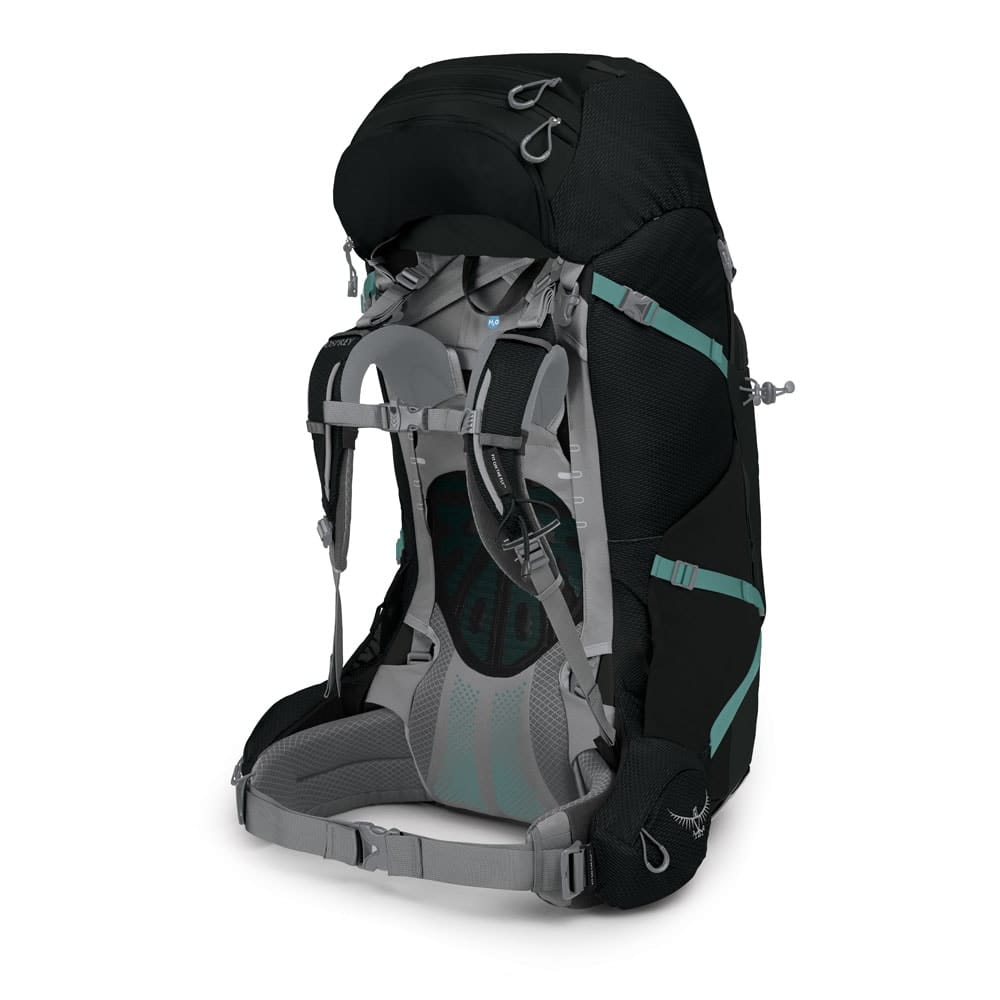 ryggpanel av Osprey Ariel Plus 85 tursekk (dame)