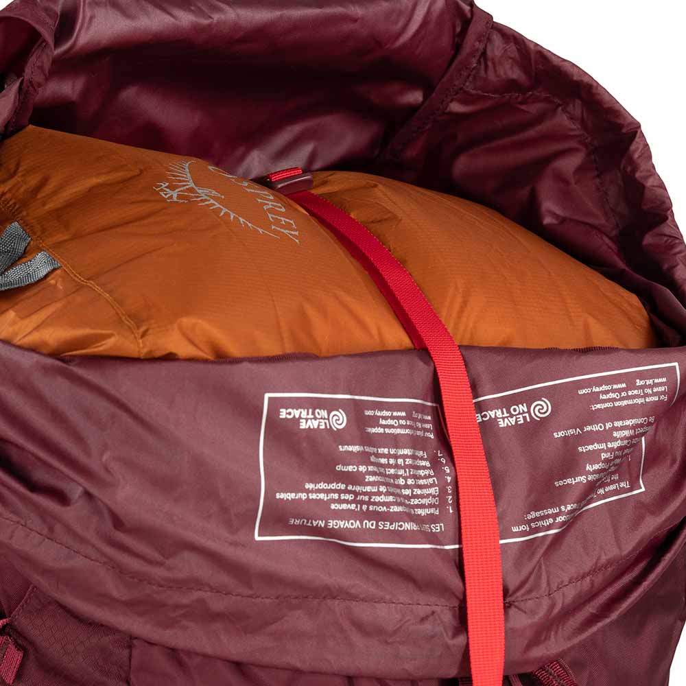 avtakbar rem på Osprey Aura AG LT 65L tursekk (dame)