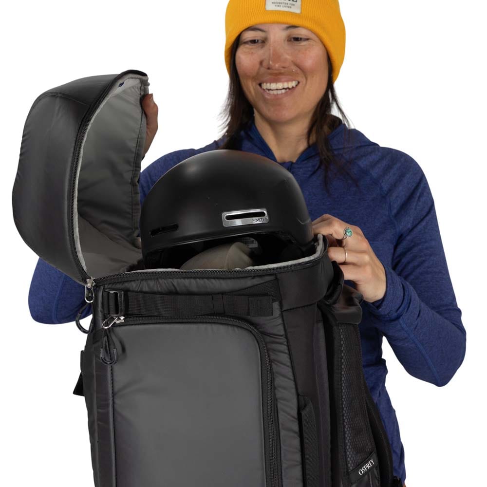topplokket på en Osprey Mountain Bound Boot Pack veske for støvler (unisex)