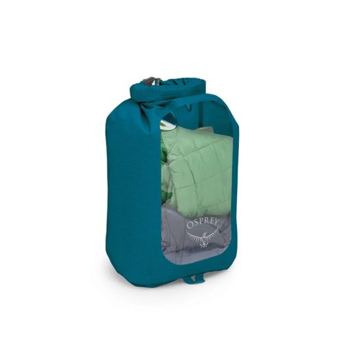 Ultralight DrySack 12L pakkpose med vindu i fargen blå