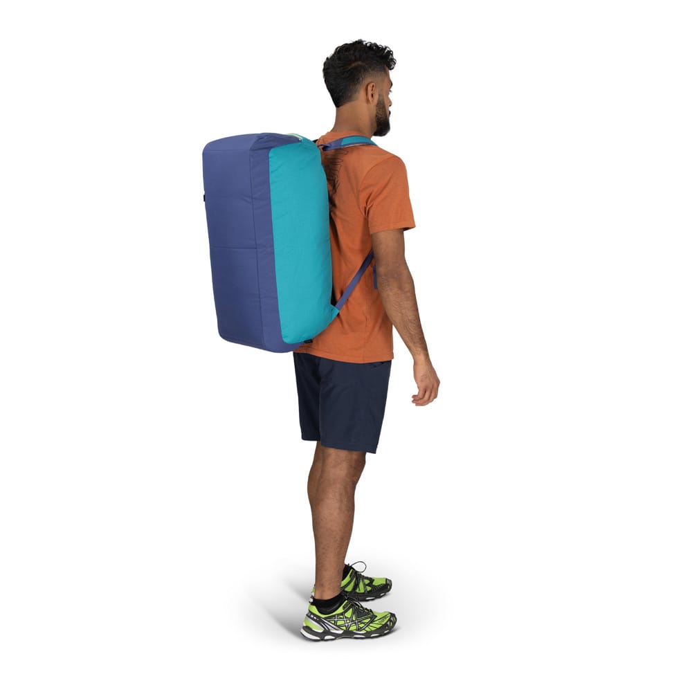Osprey Daylite Duffel 60 L bag (unisex) som en ryggsekk på herre