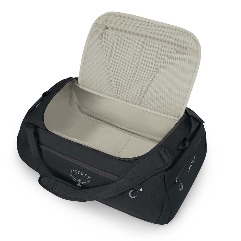 Åpent rom på Osprey Daylite Duffel 60 L bag (unisex)