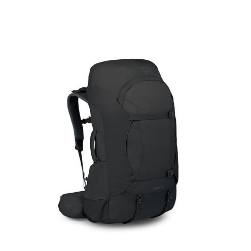 Osprey farpoint trek 55 svart front side