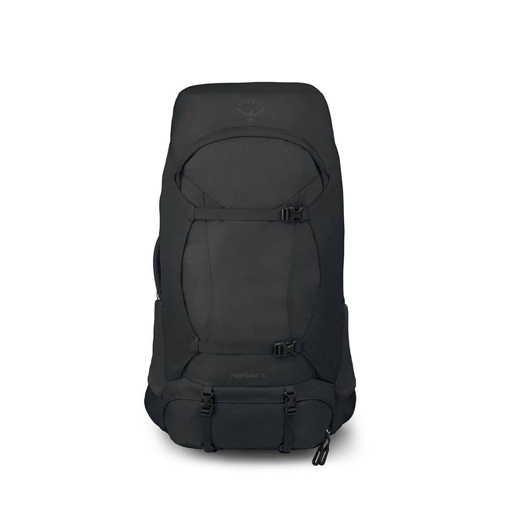 Osprey farpoint trek 70 black front view