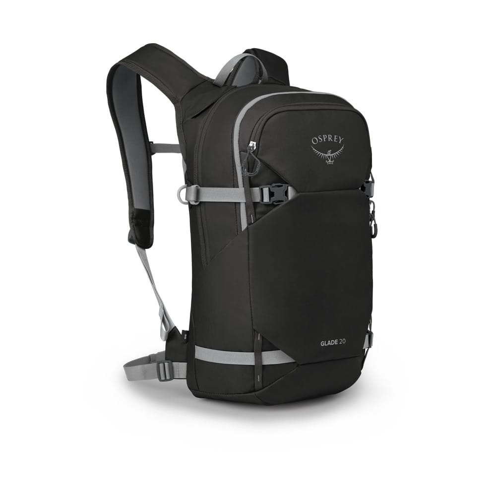 en svart Osprey Glade 20L skisekk (unisex)