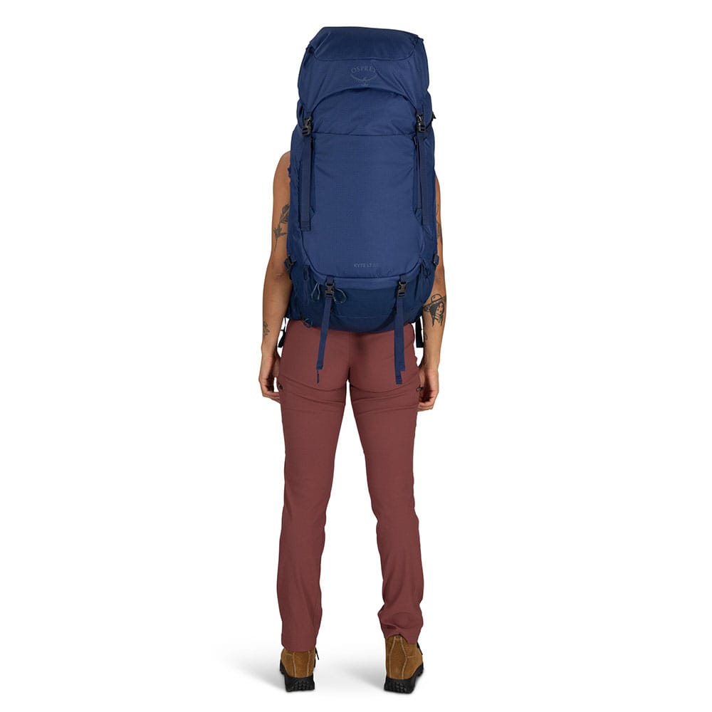 Osprey kyte LT 65 serenity blue på modell