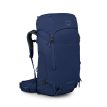 Osprey kyte LT 65 serenity blue forfra fra siden