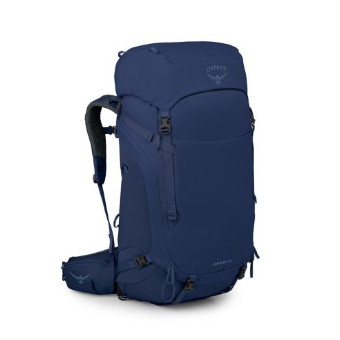 Osprey kyte LT 65 serenity blue forfra fra siden