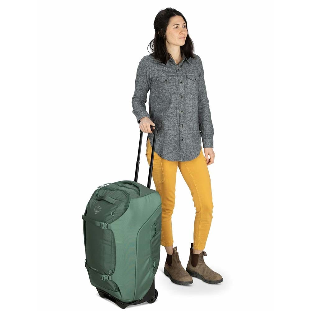 Osprey Sojourn™ Wheeled Travel Pack 60L koffert (unisex) som en rullekoffert