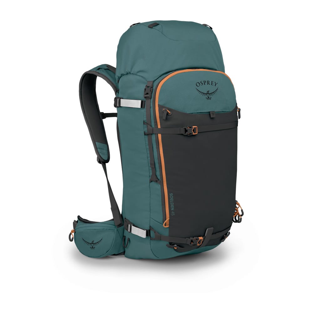 en Osprey Soelden 45 skisekk (unisex) i fargen cascade blue