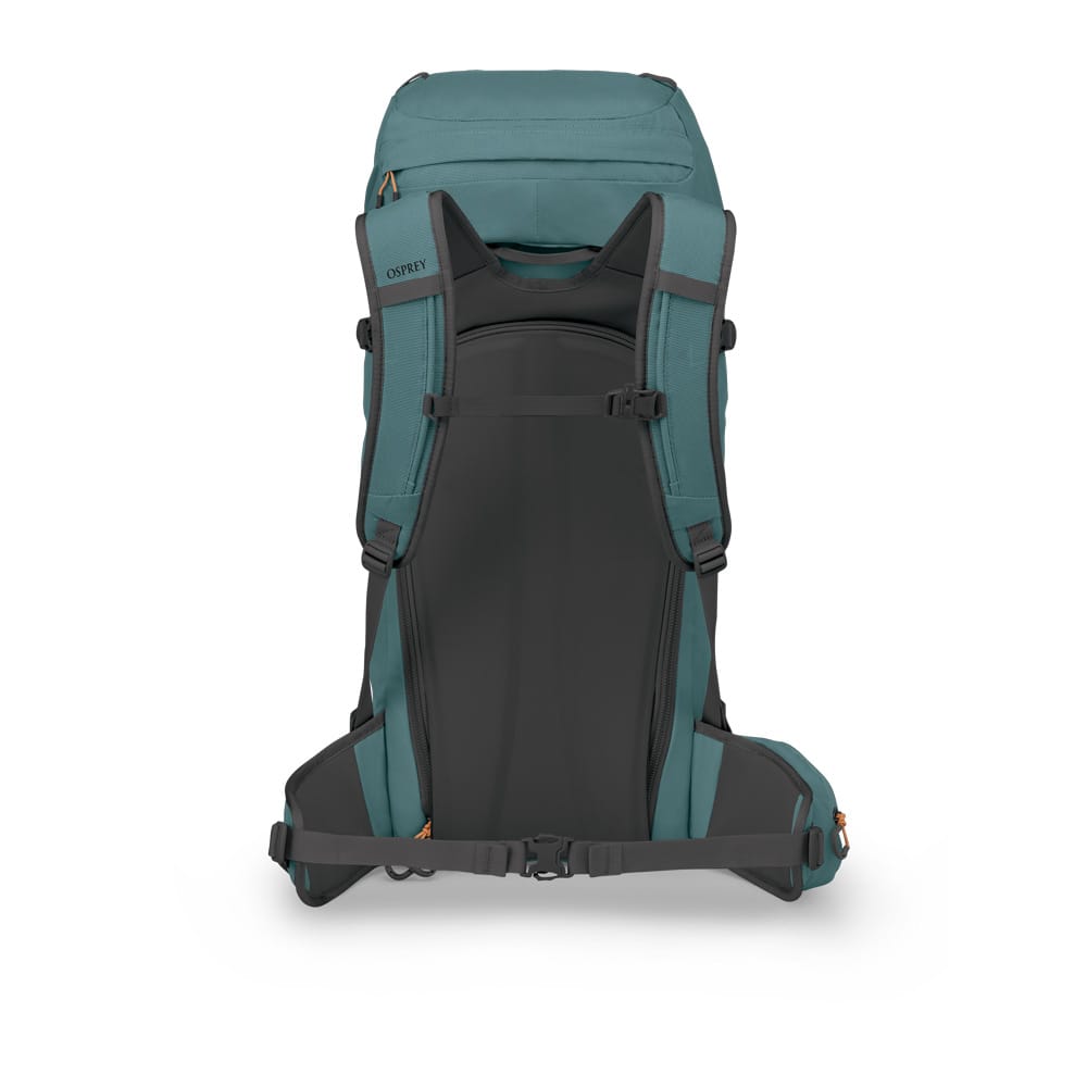 bakside av en Osprey Soelden 45 skisekk (unisex)