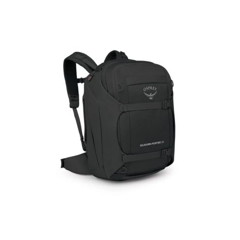 en svart Osprey Sojourn Porter Travel Pack 30L reiseryggsekk (unisex)
