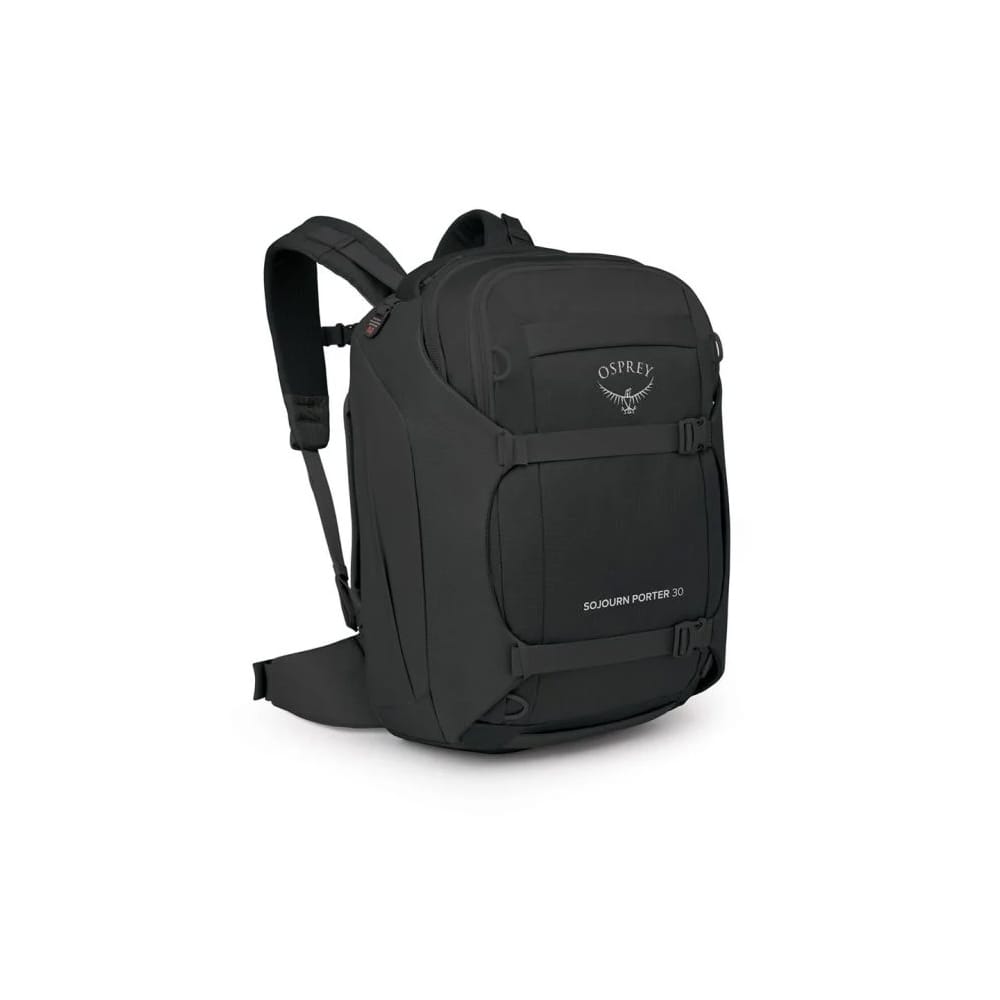en svart Osprey Sojourn Porter Travel Pack 30L reiseryggsekk (unisex)