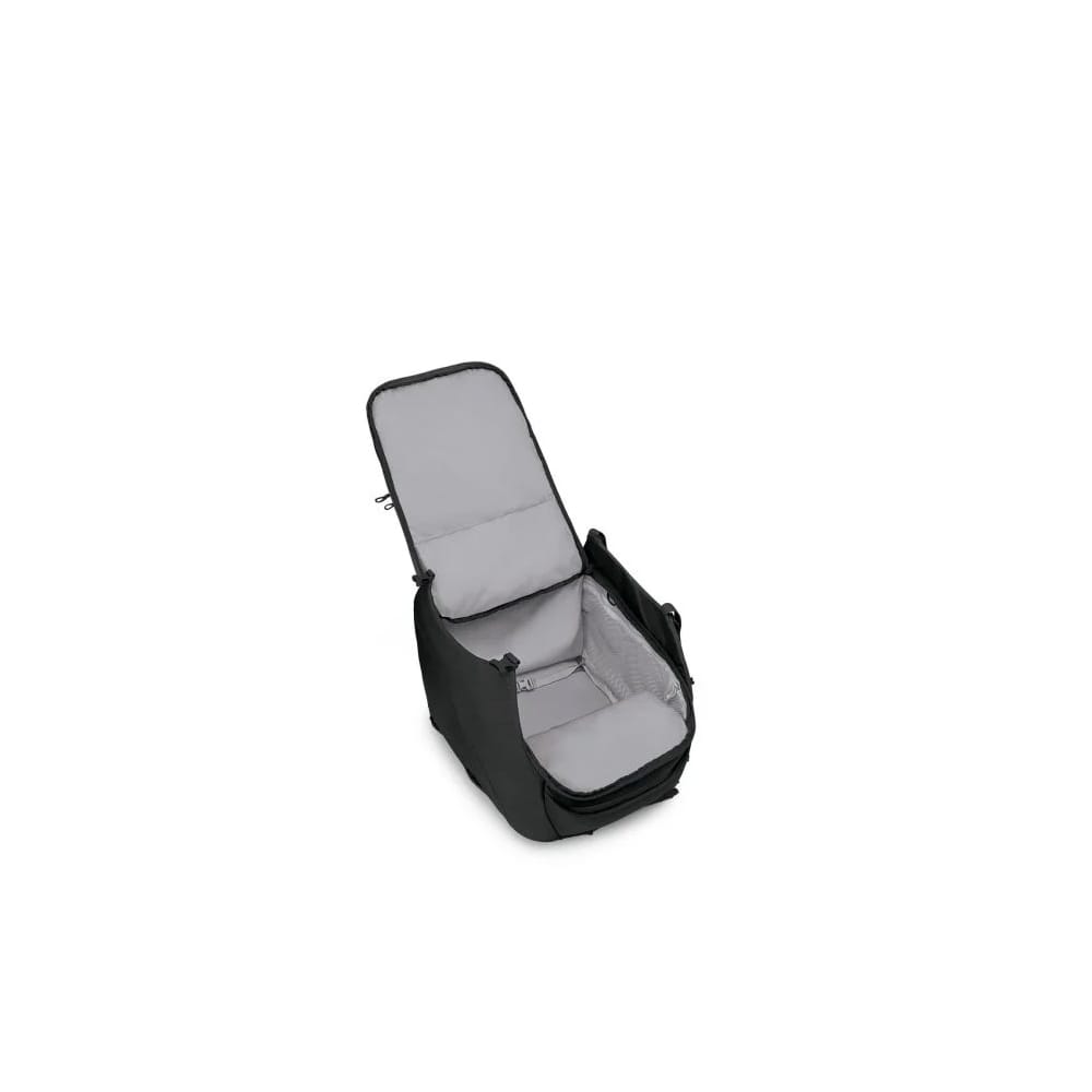 en åpen Osprey Sojourn Porter Travel Pack 65L reiseryggsekk (unisex)